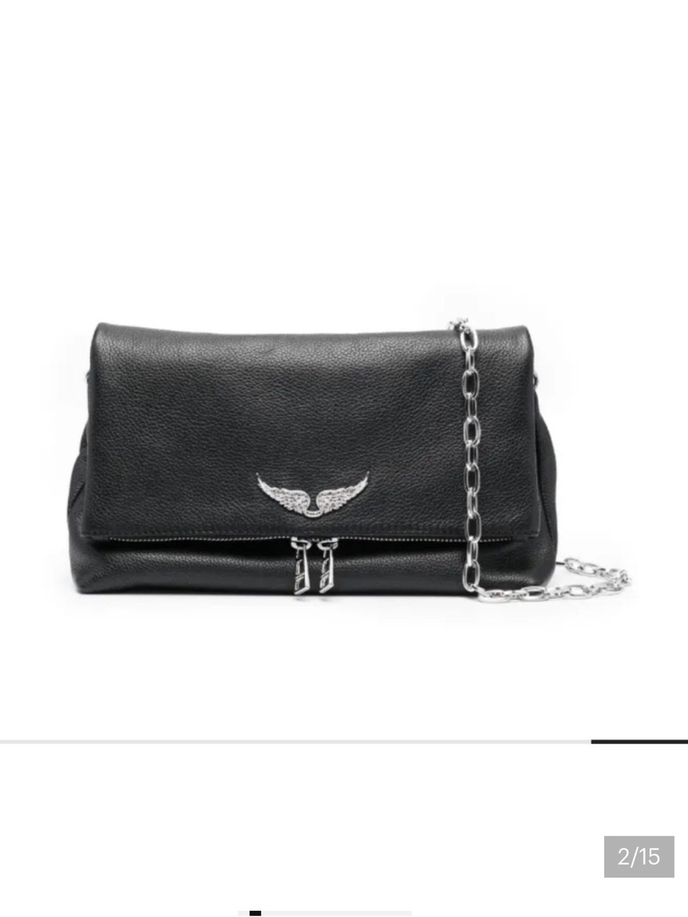 Zadig & Voltaire Rocky leather
Chain Strap Shoulder Bag